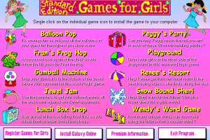 Galaxy of Games for Girls abandonware