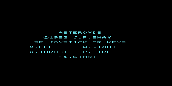 Asteroyds abandonware