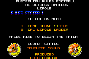 Australian Rules Football 1