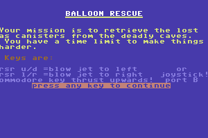 Balloon Rescue 0