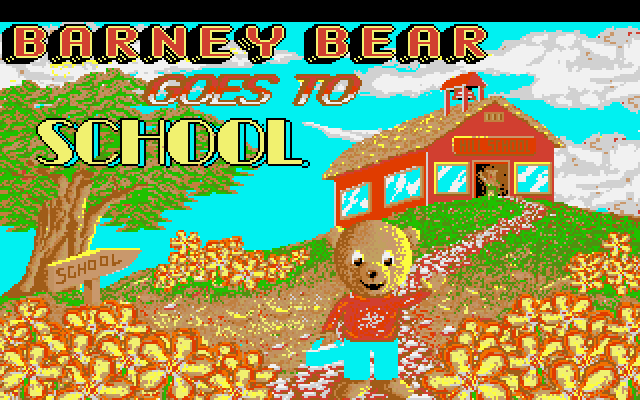Barney Bear Goes to School abandonware