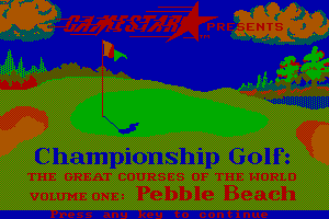 Championship Golf: The Great Courses of the World - Volume One: Pebble Beach 1