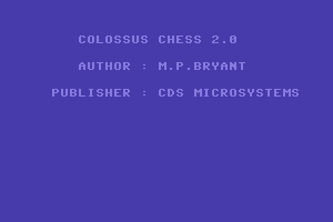 Colossus Chess 2∙0 0