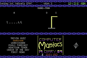 Computer Maniacs 1989 Diary 5