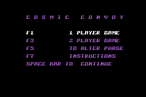Cosmic Convoy 0