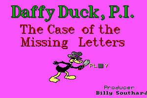 Daffy Duck, P.I.: The Case of the Missing Letters 1