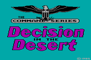 Decision in the Desert 0