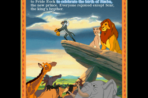 Disney's Animated Storybook: The Lion King abandonware
