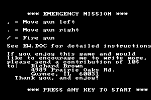 Emergency Mission 1