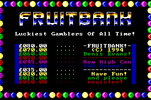 Fruitbank abandonware