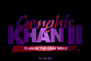 Genghis Khan II: Clan of the Gray Wolf 1