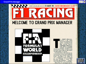 Grand Prix Manager abandonware