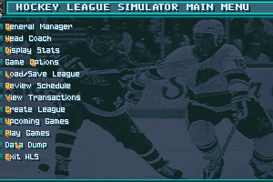 Hockey League Simulator II abandonware