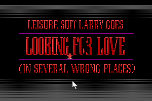 Leisure Suit Larry Goes Looking for Love (In Several Wrong Places) 0