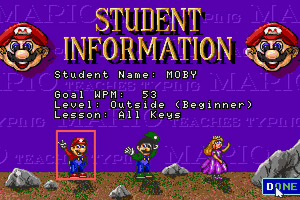 Mario Teaches Typing 12