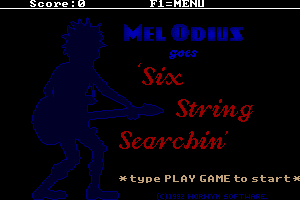 Mel Odius goes Six String Searchin' 0