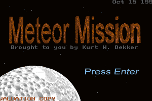 Meteor Mission 0