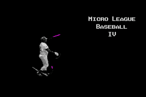 MicroLeague Baseball IV 1