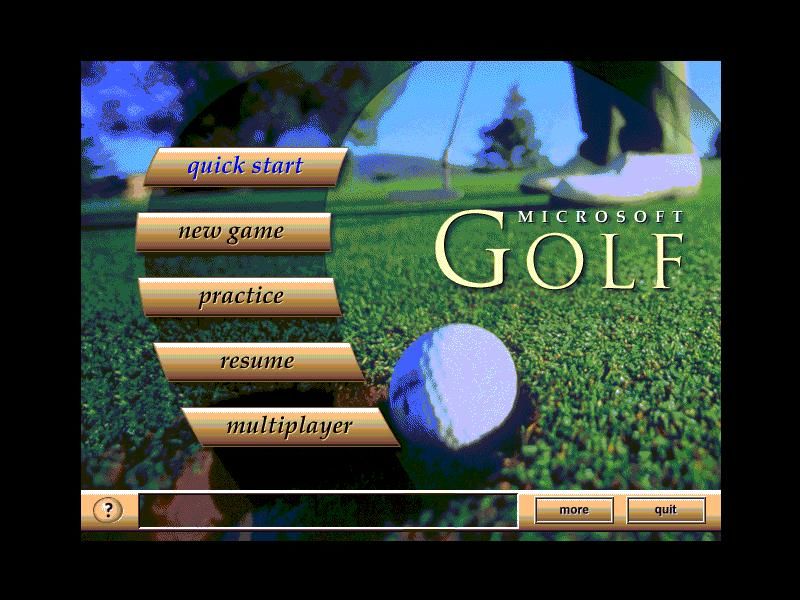 Microsoft Golf 3.0 abandonware