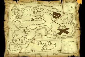 Moop and Dreadly in the Treasure on Bing Bong Island abandonware