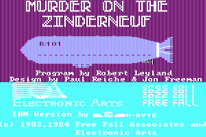 Murder on The Zinderneuf 0