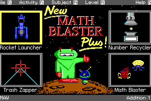 New Math Blaster Plus! abandonware