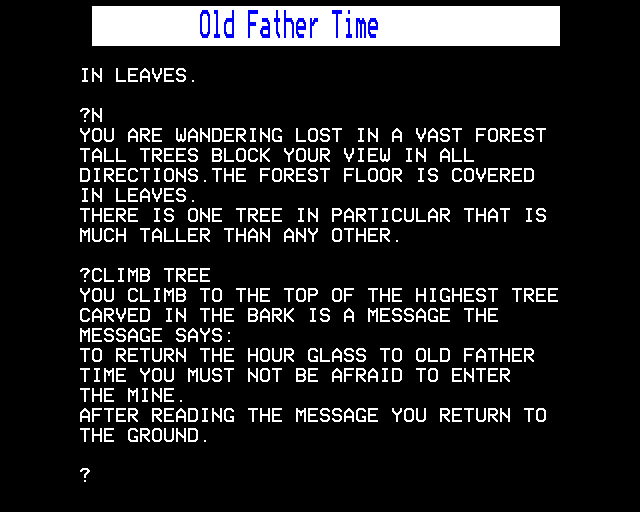 Old Father Time abandonware