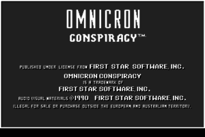 Omnicron Conspiracy 1