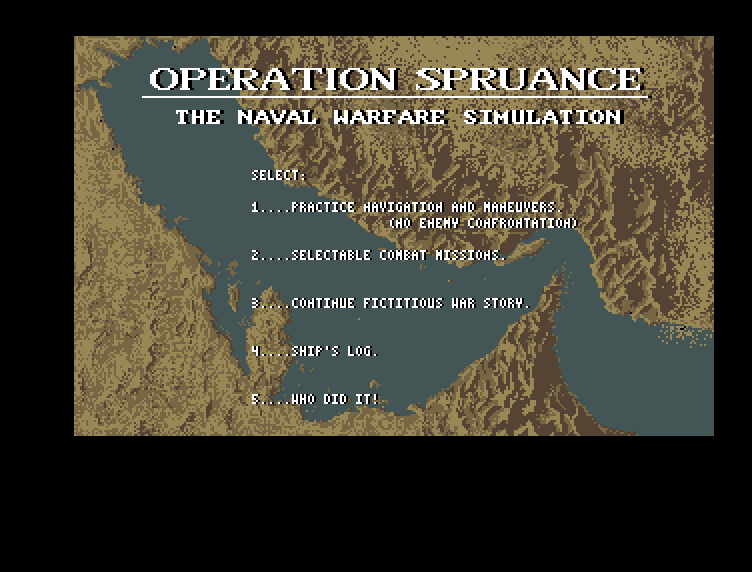 Operation Spruance: The Naval Warfare Simulation abandonware