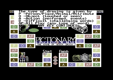 Pictionary: The Game of Quick Draw abandonware