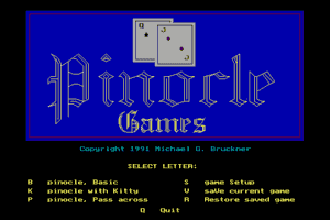 Pinocle Games 0