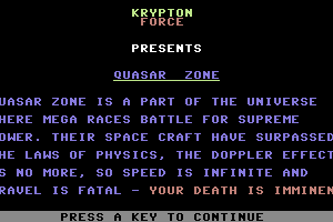 Quasar Zone 0
