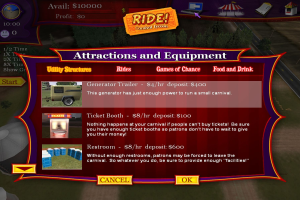 Ride! Carnival Tycoon abandonware