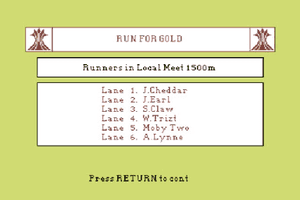 Run for Gold abandonware