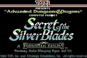 Secret of the Silver Blades 0
