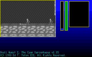 Skull Quest I: The Cyan Sarcophagus abandonware