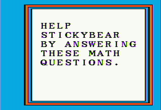 Stickybear Math abandonware