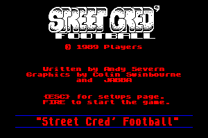Street Cred Football 1