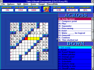 crosswords break take windows abandonware solving puzzle games