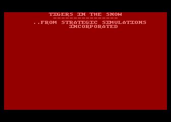 The Battle of the Bulge: Tigers in the Snow abandonware
