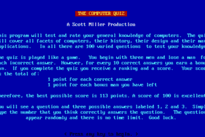 The Computer Quiz abandonware