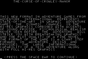 The Curse of Crowley Manor 1