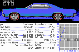 The Duel: Test Drive II Car Disk - The Muscle Cars abandonware