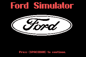 The Ford Simulator 0
