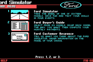 The Ford Simulator abandonware