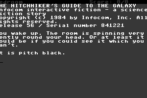 The Hitchhiker's Guide to the Galaxy abandonware