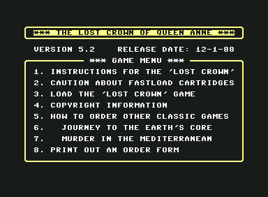 The Lost Crown of Queen Anne abandonware