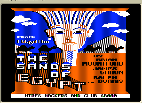 The Sands of Egypt abandonware