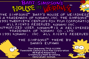 The Simpsons: Bart's House of Weirdness 0