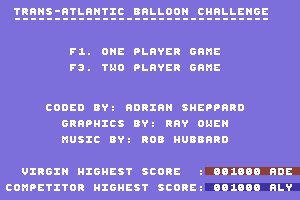 Trans-Atlantic Balloon Challenge: The Game 0